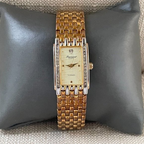 Precision by Gruen Women Wristwatch Gold Tone Quartz Analog Ladies Watch - Picture 3 of 11